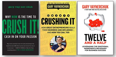 Gary Vaynerchuk 3 Books Collection Set Crushing It ! Crush I Twelve And A Half • $44.28