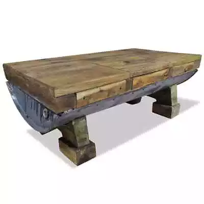 Coffee Table End Sofa Table Living Room Furniture Solid Wood Reclaimed VidaXL Vi • $248.99