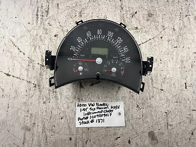 99 00 Vw Beetle Oem Speedometer Gauge Cluster 1.8 Turbo Manual 1c0920901f 89k • $99.99