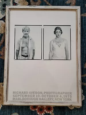 $350 • Buy Vintage 1975 Richard Avedon NYC Gallery Poster Willem De Kooning Rare Original