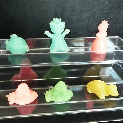 Super Mario Bros Keshi Rubber Mini Figure Vintage Mario Set Of 6 AMADA Japan ⑦ • $39