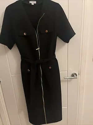 Warehouse Black Dress 10 • £7.99