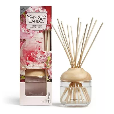 Yankee Candle Reed Diffuser Fresh Cut Roses 120ml Home Fragrance Long Lasting • £20.09