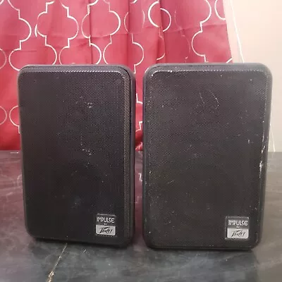 Pair Of Peavey Impulse 6 Speakers Black LOC-03 JFE17 • $79.95