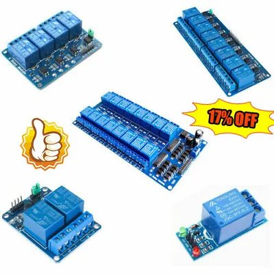 $2.16 • Buy 1/2/4/6/8 Channel Relay Board Module Optocoupler LED For PiC ARM AVR WJ NEW