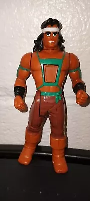 KARATE FIGHTERS THUNDERFOOT Action Figure Milton Bradley 1994 5.75  Vtg Indian 6 • $14