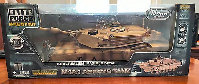 BBI ELITE FORCE M1A1 ABRAMS TANK 1:18/3.75 In Scale NEW IN BOX • $160