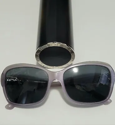 BVLGARI BV 8153B (504/13) Sunglasses Pearl Silver-grey Diamante Accents • $59