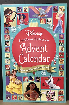 Disney Storybook Collection Advent Calendar W/24 Mini Books - 21”x14”x1” - NEW • $22.99