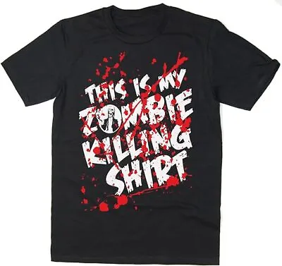 This Is My Zombie Killing Shirt - Funny Halloween T-shirt • £12.95