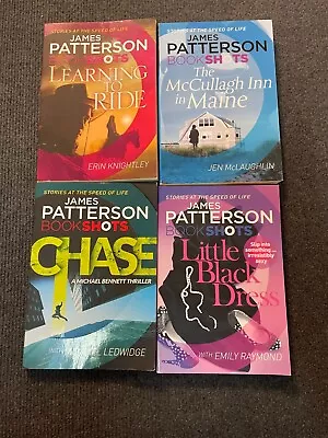 4x James Patterson Bookshots Paperback Book Bundle Romance Love Adventure Lot • $19.20