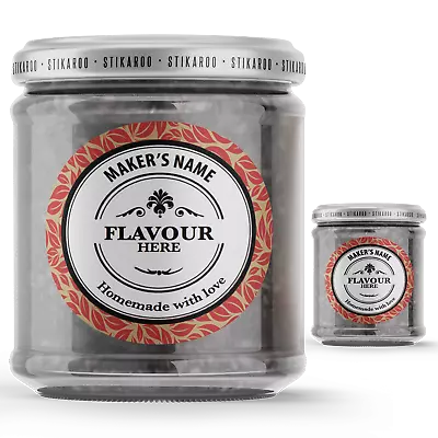 £2.75 • Buy Africa PERSONALISED JAM POT LID JAR LABELS HOMEMADE PRESERVES CONSERVE