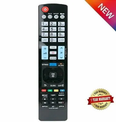 LG Replacement TV Remote Control For 32LG3500 32LG7500 37LC46 37LC55 37LF66 • £49