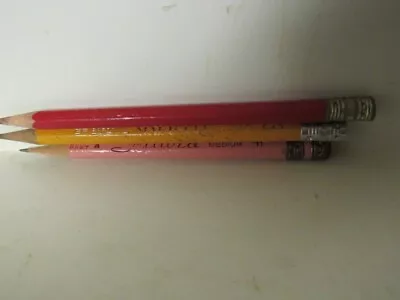 3 Vtg. Art Pencils Eberhard Faber Marigold Pueblo & Futura • $6.99