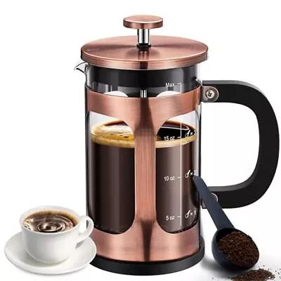 BAYKA 34 Ounce 1 Liter French Press Coffee Maker  Assorted Colors  Sizes  • $27.43
