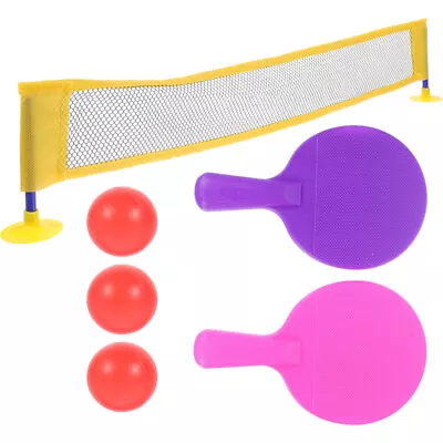 Table Tennis Post Table Tennis Practice Set Retractable Tabletop Tennis Game Set • £13.49