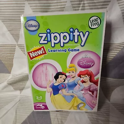 Leap Frog Disney Princess Zippity Learning Game Cartridge Boxed  • £3.95