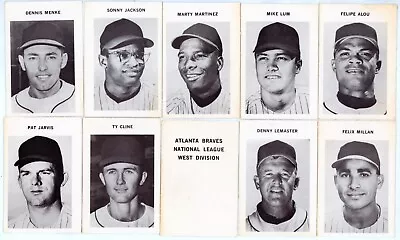 Lot Of Ten 1969 Milton Bradley Baseball Game Cards - Group FAPJ • $18