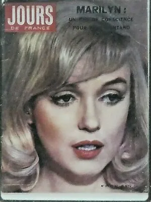 Vintage Marilyn Monroe 35mm Slide Negative Jours De France Magazine Cover • $29.99