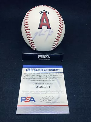 MIKE TROUT Rookie Signature Signed Team Logo Baseball PSA LA Angels Autographed • $399.99