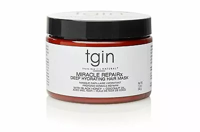 Tgin Miracle Repairx Deep Hydrating Hair Masque For Natural Hair Dry Hair 12 Oz • $14.01