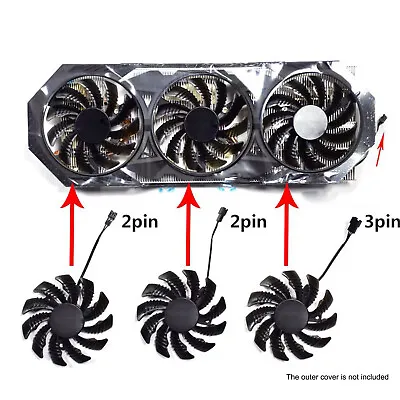 For Gigabyte GTX 970 Graphics Video Card 12V Cooling Fan Cooler • $7.42