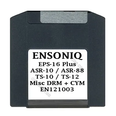 $24.99 • Buy Ensoniq EPS-16 Plus, ASR-10/88, TS-10/12 100MB Zip Disk Misc DRM + CYM EN121003