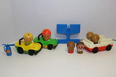 Vintage Mattel Putt-Putt Lot 1978 Bumpety Race Cars 1973 Car People • $14.95