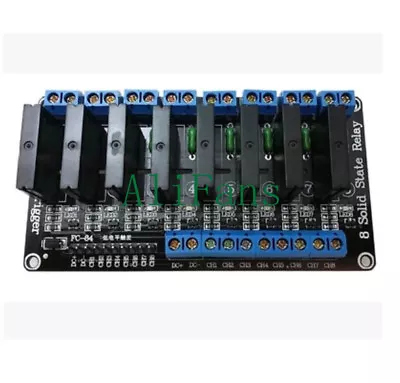 $15.87 • Buy 1PCS 5v 8 Channel SSR G3MB-202P Solid State Relay Module For Arduino