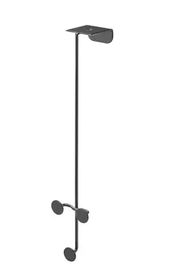 IKEA Pluggland Door Hanger 3 Round Hooks Black Minimalist Steel New NWT Over • £9.06