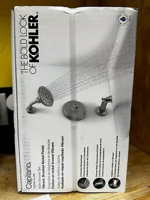 KOHLER K-R26930-4G-BN Capilano Tub And  3-Spray Shower Faucet In Brushed Nickel • $92