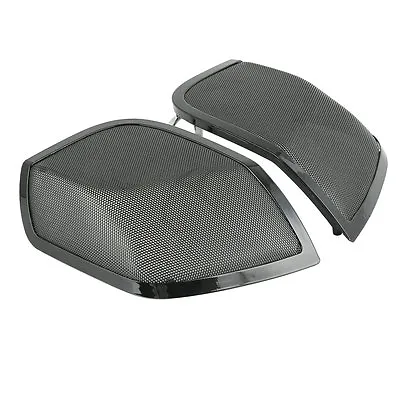 5 X7  Saddlebag Lid Speaker Grill Fit For Harley Davidson Touring 2014-2023 2020 • $34.99