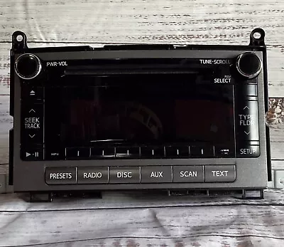 OEM 2010 2011 2012 Toyota Venza Radio Receiver MP3 6-Disc CD Player 86120-0T090 • $199.99