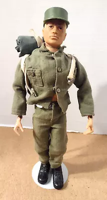 GI Joe Vintage 12  Figure Action Soldier With Backpack/Wireless With Earphones • $56.23