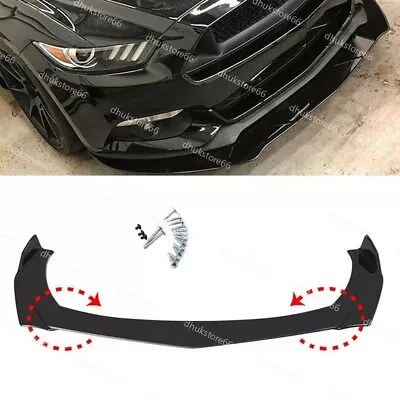 For Ford Falcon FG BA BF XR6 XR8 Glossy Front Bumper Chin Lip Splitter Spoiler • $43.95