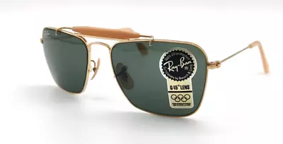 Ray-Ban CARAVAN W1347 BROWBAR G15 52mm Bausch & Lomb Vintage NOS ORIGINAL RARE • $512.05