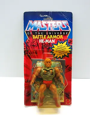 MOTUVINTAGEBATTLE ARMOR HE-MANMasters Of The UniverseMOCsealedMattel • $525