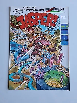 Jasper! Micromega  Zx Spectrum ADVERT GAME POSTER ART 8.2X11.8  • £10.99