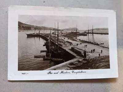 Postcard 1924 Argyll Campbeltown • £6