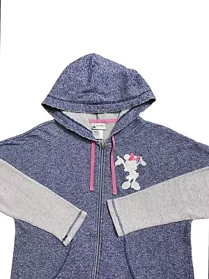 Disney Parks Minnie Mouse Womens Hoodie Sweatshirt Size XL Full Zip Long Sleeves • $29.97