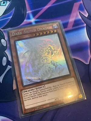 YUGIOH Dark Armed Dragon - GFP2-EN179 - Ghost Rare 1st Edition • £16