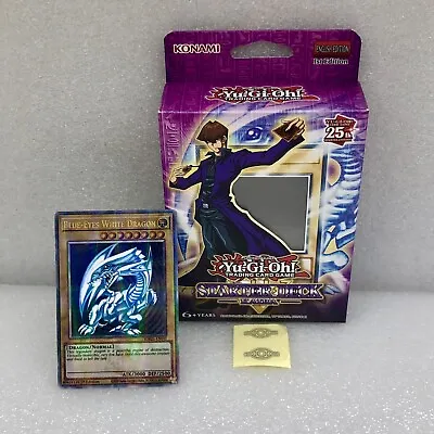 Starter Deck Kaiba 25th Ann Custom Box W/ Custom Card &Stickers READ DESCRIPTION • $50