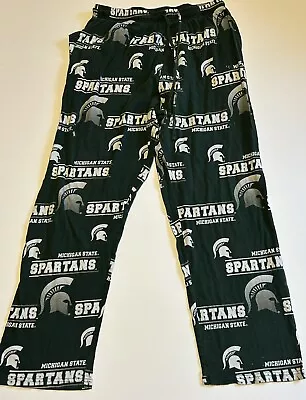 Michigan State Spartans Men’s Green Sweep Pajama Pants  (Medium) • $4.99