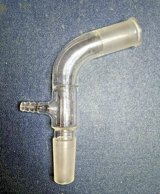 $35.99 • Buy KIMAX Glass 24/40 105° Angle Bent Vacuum Take-Off Distilling Adapter No. 45005