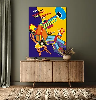 £6.99 • Buy 58th Monterey Jazz Festival 2015 Vintage Music Poster Sizes A4 A3 A2 A1 No 1001