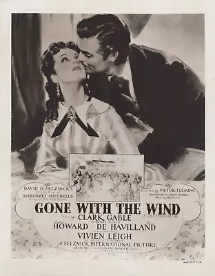 Vivien Leigh + Clark Gable In Gone With The Wind (1950s) ❤🎬 Vintage Photo K 415 • $49.99