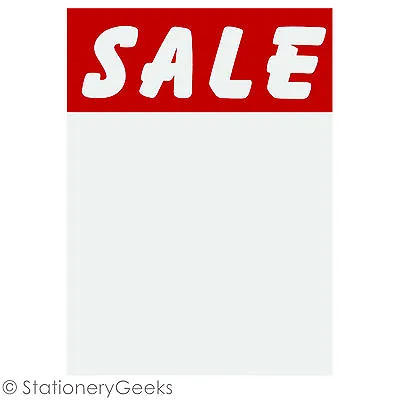 £1.99 • Buy 96 SALE Cards 3x2” Price Tickets Label Discount Shop Pricing Sign Tag Market UK