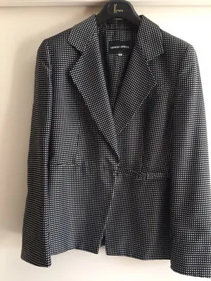 £28 • Buy Vintage Giorgio Armani Black/white Jacket, Size UK12