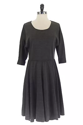 VON VONNI Women's Gray Piper A-Line Dress With Full Skirt $180 NEW • $19.78