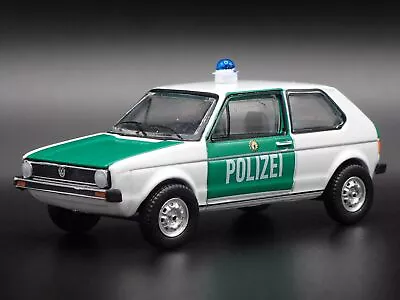 1974 74 Vw Volkswagen Golf Berlin Germany Polizei  1:64 Scale Diecast Model Car • $9.99